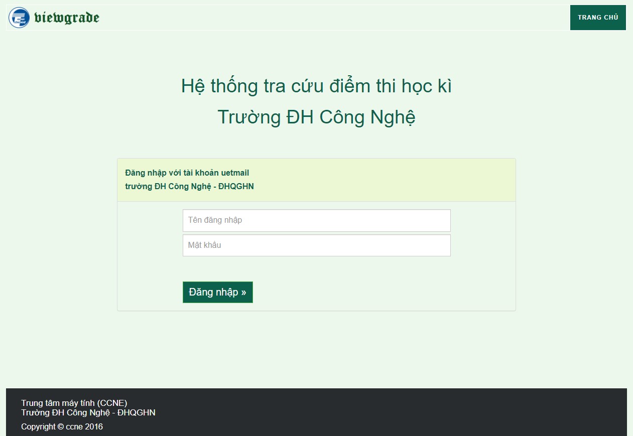 Triển khai hệ thống Tra cứu điểm thi